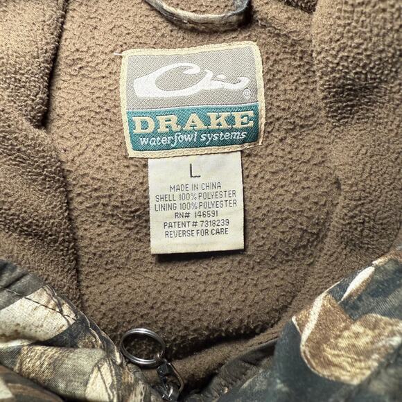 Drake Waterfowl MST Guardian Flex Sherpa Fleece Eqwader Quarter Zip Mens Large - Picture 3 of 7